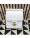 Chanel Pearl Flap Bag AS0580 White 2019
