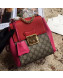 Gucci Padlock GG Supreme Backpack 498194 Red