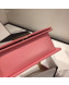 Chanel Pearl Calfskin Small Boy Flap Bag A67085 Pink 2019