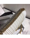 Chanel Pearl Calfskin Medium Boy Flap Bag A67085 White 2019