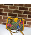 Gucci Padlock GG Flora Small Shoulder Bag 498156 Yellow 2019