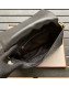 Fendi Baguette Large FF Logo Lambskin Flap Bag Black 2019