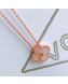 Van Cleef & Arpels Clovers Pendant Necklace Light Pink 2021