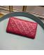 Louis Vuitton Capucines Bloom Lambskin Long Flap Wallet M68590 Dark Red 2019