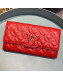 Louis Vuitton Capucines Bloom Lambskin Long Flap Wallet M68590 Bright Red 2019