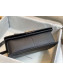 Chanel Chevron Grained Calfskin Medium Boy Flap Bag A67086 Black/Vintage Silver 2019