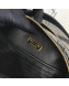 Prada Odette Crocodile Leather Bag 1BH123 Black 2019