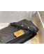 Chanel Chevron Grained Calfskin Medium Boy Flap Bag A67086 Black/Bright Gold 2019