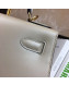 Hermes Kelly 28 cm Top Handle Bag in Box Leather Apricot Gray