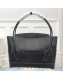 Bottega Veneta Arco Large Bag in Smooth Maxi Woven Calfskin Black 2019
