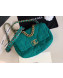 Chanel 19 Tweed Small Flap Bag AS1160 Green 2019