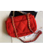 Chanel 19 Tweed Large Flap Bag AS1161 Red 2019