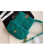 Chanel 19 Tweed Flap Waist Bag/Belt Bag AS1163 Green 2019