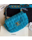 Chanel 19 Tweed Flap Waist Bag/Belt Bag AS1163 Blue 2019