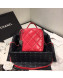 Chanel Quilted Vintage Leather Camera Case Bag AS1323 Red 2020
