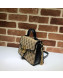 Gucci GG Diagonal Marmont Mini Top Handle Bag 583571 Beige/Black 2020