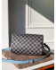 Louis Vuitton Speedy Bandouliere 25 Damier Canvas Top Handle Bag N40236 Black/White 2019