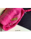 Chanel 19 Tweed Flap Waist Bag/Belt Bag AS1163 Pink 2019