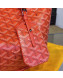 Goyard Reversible Calfskin Medium/Large Shopping Tote Orange