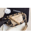 Chanel 19 Houndstooth Tweed Flap Waist Bag/Belt Bag AS1163 Beige/Black 2019