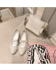 Chanel Lace-up Mary Jane Flat Shoe G34464 White 2019