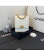 Chanel Grained Calfskin Boy Flap Bag AS0130 White/Gold 2019