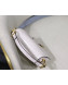 Dior Saddle Medium Bag in Crocodile Embossed Leather White 2019