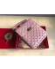 Valentino Rockstud Spike Lambskin Small Vertical Bag 0124 Pink 2019  