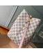 Louis Vuitton Noe Bucket Bag in Damier Azur Canvas N40152 Pink 2019