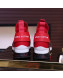 Louis Vuitton Slip-on Sneaker Red/Monogram 2019