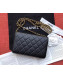 Chanel Quilted Leather Wallet on Chain WOC Black 2019