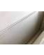 Bottega Veneta Mini Smooth Calfskin BV Classic Ronde Shoulder Bag White 2019