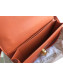 Bottega Veneta Mini Smooth Calfskin BV Classic Ronde Shoulder Bag Orange 2019