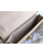 Bottega Veneta Mini Smooth Calfskin BV Classic Ronde Shoulder Bag Grey 2019