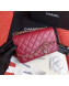Chanel Quilted Lambskin Tassel Wallet on Chain WOC AP0278 Burgundy 2019