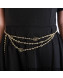 Chanel Shiny Chain Belt Gold 2021 60