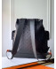 Louis Vuitton Men's Christopher Monogram Embossed Backpack GM M53285 Black 2019
