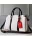 Louis Vuitton Soufflot BB Epi Leather Top Handle Bag M55616 White 2020