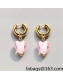 Love Short Earrings Pink 2021 67