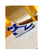 Louis Vuitton Rivoli Calfskin Monogram High-Top Sneakers Blue 2019