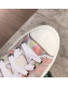 Dior x Kaws Floral Low-top Sneakers White/Pink 2019(For Women and Men)