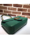 Gucci GG Marmont Medium Matelassé Shoulder Bag 443496 Green