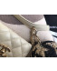 Chanel Quilted Lambskin Waist/Belt and Coin Purse AP0743 White/Beige 2020
