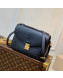 Louis Vuitton Pochette Metis Bag in Black Embossed Grained Leather M59211 2021