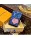 Louis Vuitton Monogram Drip Pocket Organizer Wallet M81015 Blue 2021 