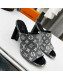 Louis Vuitton Silhouette Monogram Denim High Heel Slide Sandals 8cm Grey 2022