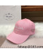 Prada Canvas Baseball Hat Pink 2022 111