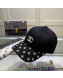 Chanel Canvas Baseball Hat Black 2022 18