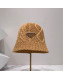 Prada Knit Bucket Hat Gold 2022 34