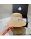 Chanel Straw Bucket Hat Beige/White 2022 031061